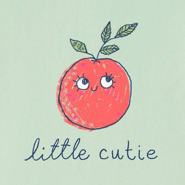 Life Is Good Baby Little Cutie Short Sleeve Crusher Baby Bodysuit