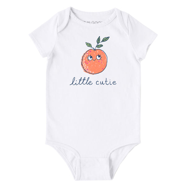 Life Is Good Baby Little Cutie Short Sleeve Crusher Baby Bodysuit