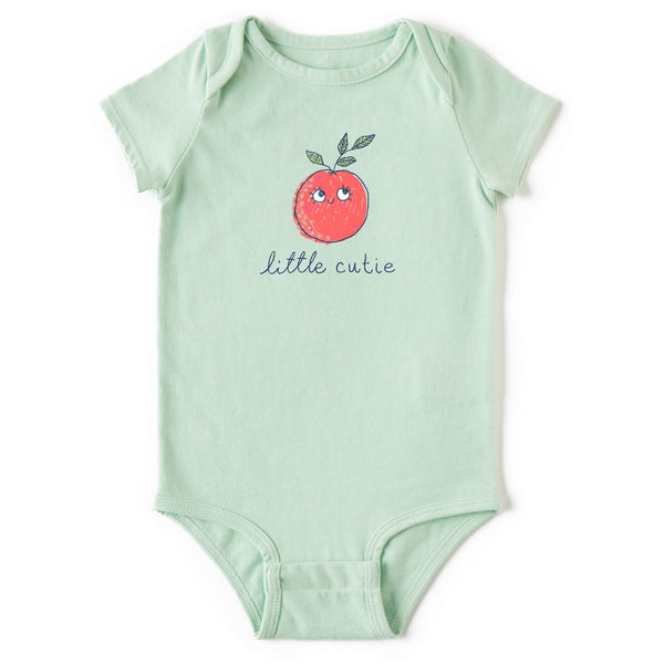 life is good Baby Little Cutie Short Sleeve Crusher Baby Bodysuit