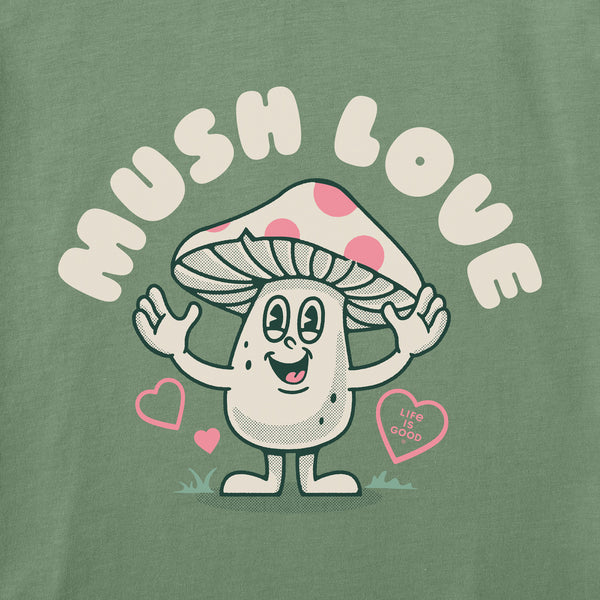 Life Is Good Baby Mush Love Short Sleeve Crusher Baby Bodysuit