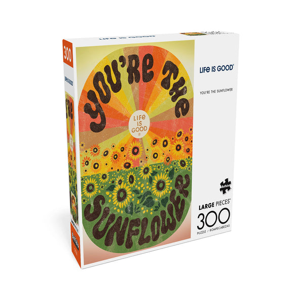 life is good Buffalo Games You're the Sunflower 300 Piece Jigsaw Puzzle