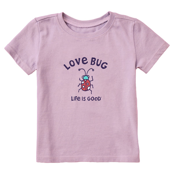 Life Is Good Buggy Love Bug Short Sleeve Toddler Crusher Tee