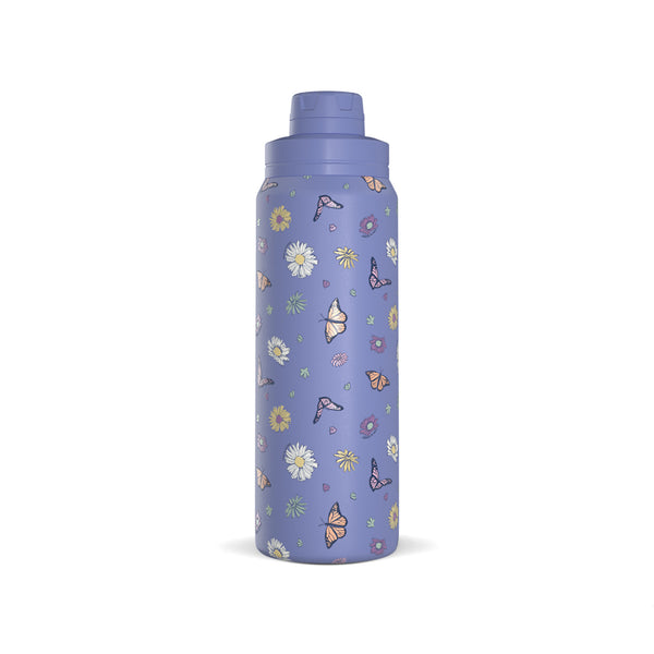 life is good Butterflies u0026 Daisies 26oz Stainless Steel Water Bottle