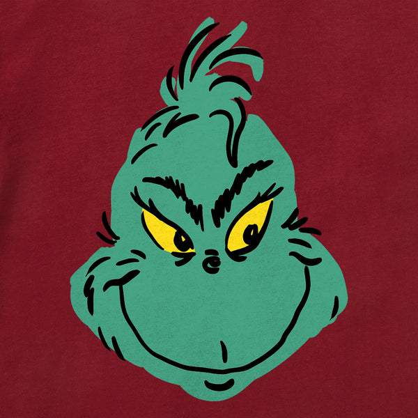Life Is Good Grinch Mini Face Short Sleeve Toddler Crusher Tee