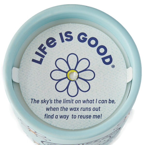 Life Is Good Have A Nice Daisy 12oz Ceramic Soy Candle