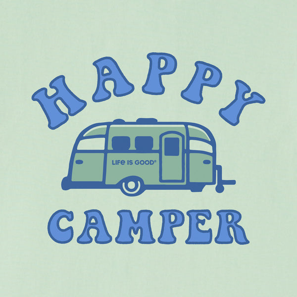 Life Is Good Infant Happy Camper Short Sleeve Crusher Baby Bodysuit