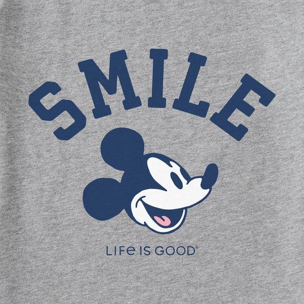 Life Is Good Infant Smile Steamboat Willie Long Sleeve Crusher Baby Bodysuit