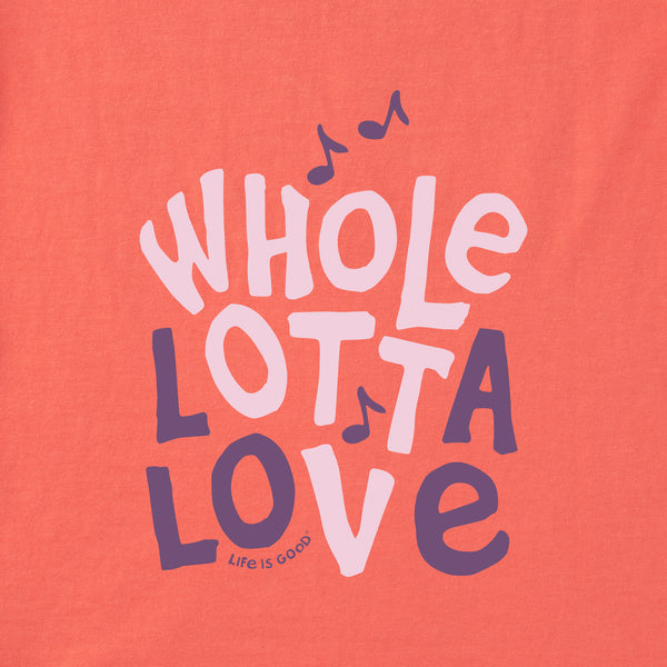 Life Is Good Infant Whole Lotta Love Short Sleeve Crusher Baby Bodysuit