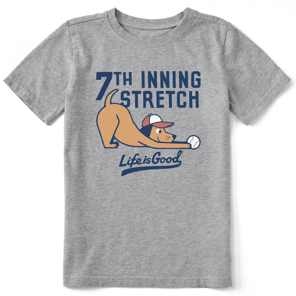 Life Is Good Kids 7th Inning Stretch Short Sleeve Crusher Tee