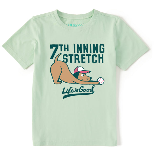 life is good Kids 7th Inning Stretch Short Sleeve Crusher Tee