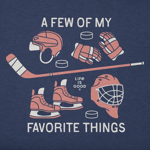 Life Is Good Kids A Few Of My Favorite Hockey Things Short Sleeve Crusher Tee