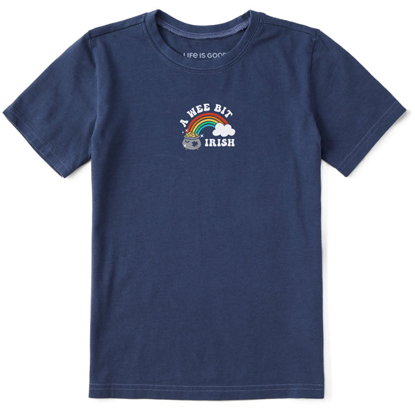 life is good Kids A Wee Bit Irish Short Sleeve Crusher Tee