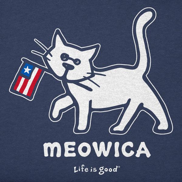 Life Is Good Kids Al Meowica Short Sleeve Crusher Tee