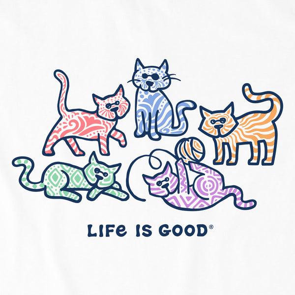 Life Is Good Kids Al's W Patterns Short Sleeve Crusher Tee