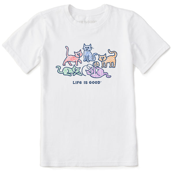 life is good Kids Al's w Patterns Short Sleeve Crusher Tee