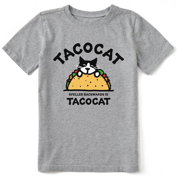 life is good Kids Al Tacocat Short Sleeve Crusher Tee