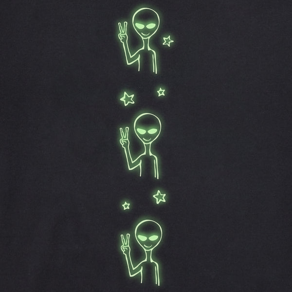 Life Is Good Kids Alien Peace Out Long Sleeve Crusher Tee