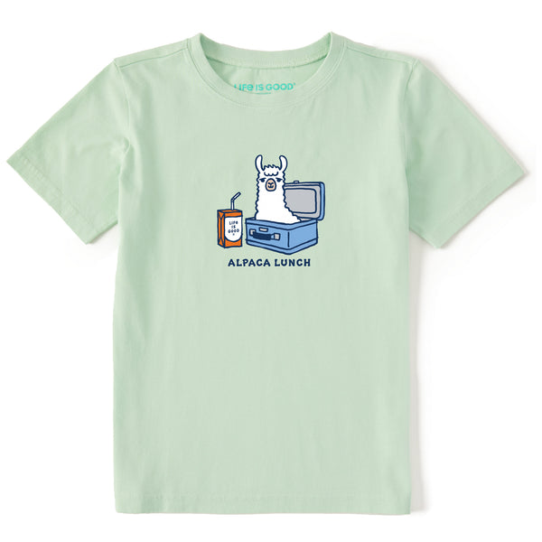 Life Is Good Kids Alpaca Lunch Short Sleeve Crusher Tee