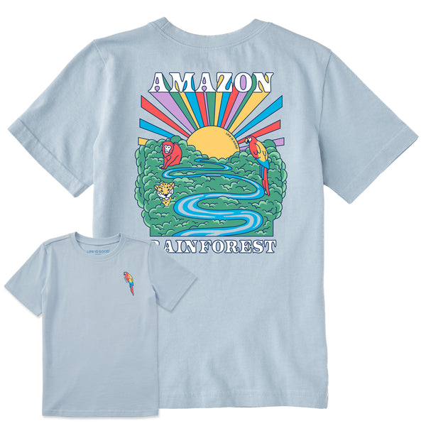 life is good Kids Amazon Rainforest Short Sleeve Crusher Tee