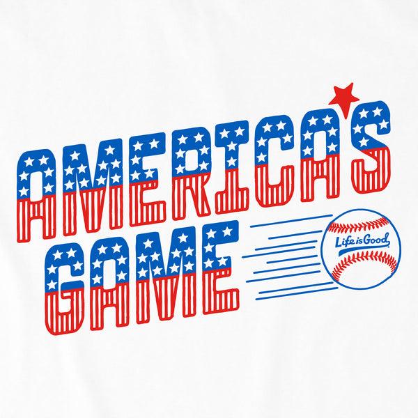 Life Is Good Kids America's Game Short Sleeve Crusher Tee