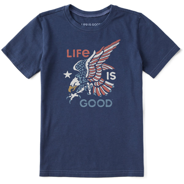 life is good Kids American Eagle Short Sleeve Crusher Tee