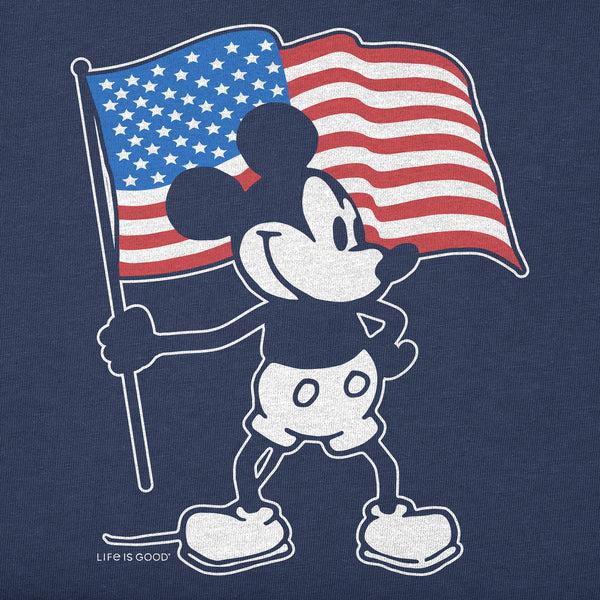 Life Is Good Kids Americana Steamboat Willie Short Sleeve Crusher Tee