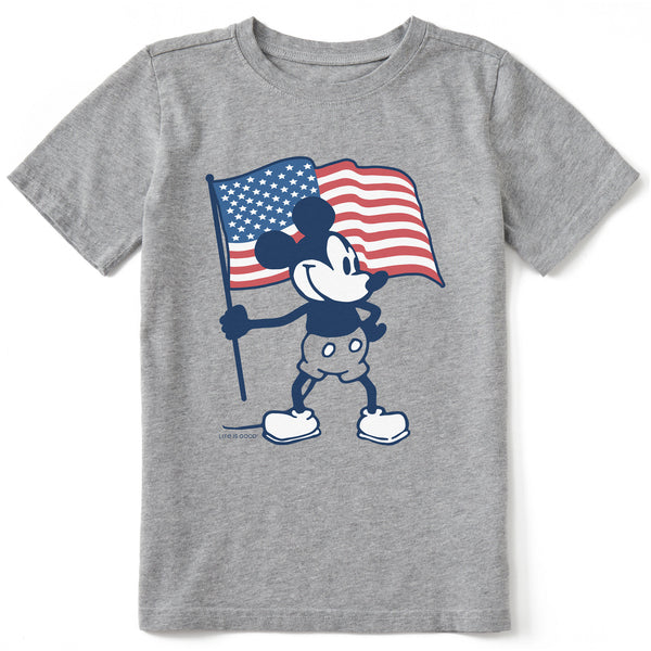 life is good Kids Americana Steamboat Willie Short Sleeve Crusher Tee
