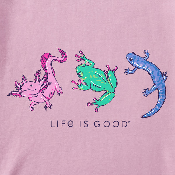 Life Is Good Kids Amphibious Trio Short Sleeve Crusher Tee