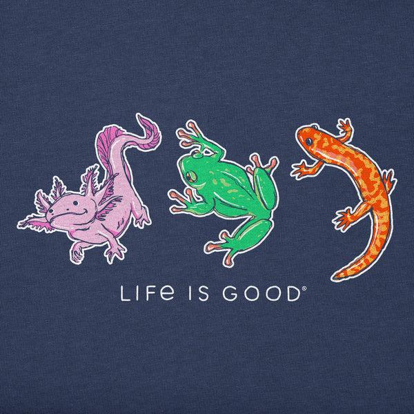 Life Is Good Kids Amphibious Trio Short Sleeve Crusher Tee