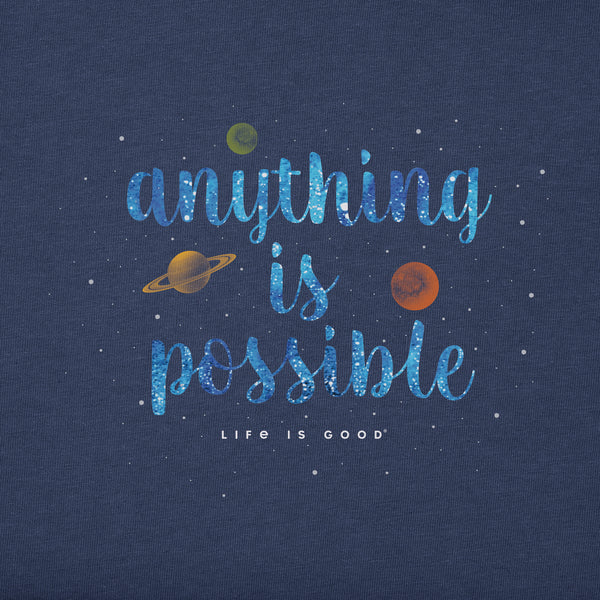 Life Is Good Kids Anything Is Possible Short Sleeve Crusher Tee