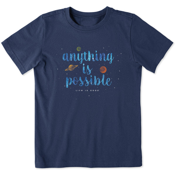 life is good Kids Anything is Possible Short Sleeve Crusher Tee