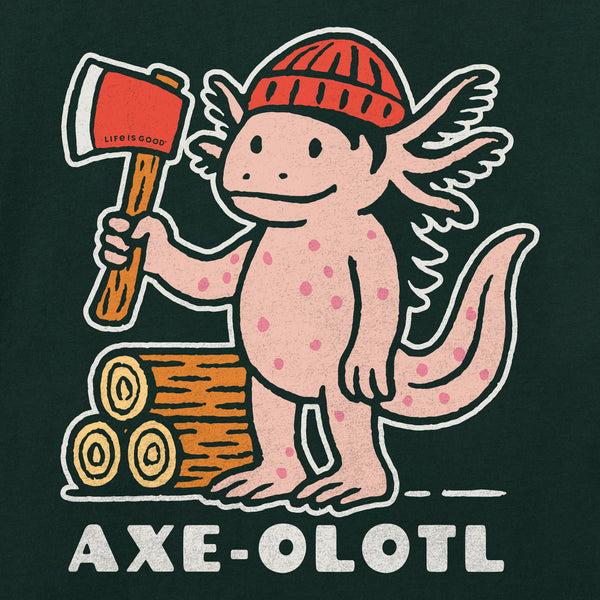 Life Is Good Kids Axe-olotl Short Sleeve Crusher Tee