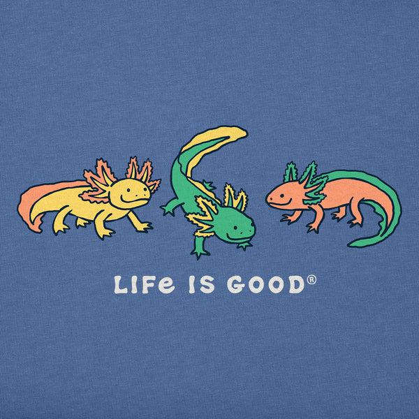 Life Is Good Kids Axolotl Trio Short Sleeve Crusher Tee