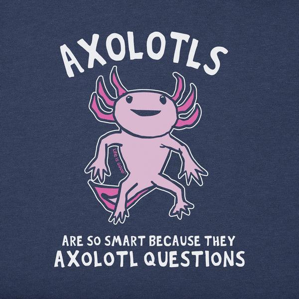 Life Is Good Kids Axolotls Questions Long Sleeve Crusher Tee