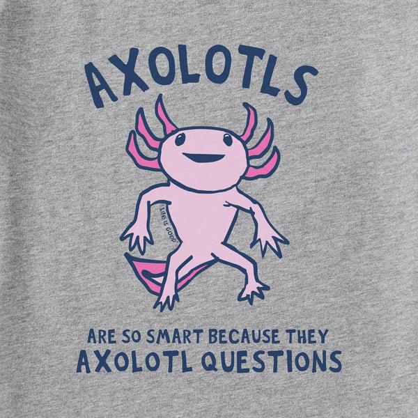 Life Is Good Kids Axolotls Questions Long Sleeve Crusher Tee