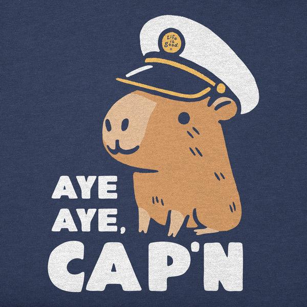 Life Is Good Kids Aye Aye Cap'n Capybara Short Sleeve Crusher Tee