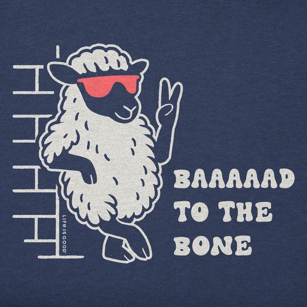 Life Is Good Kids Baaaad To The Bone Short Sleeve Crusher Tee