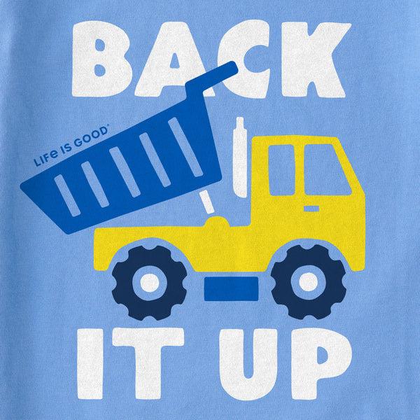 Life Is Good Kids Back It Up Dump Truck Short Sleeve Crusher Tee