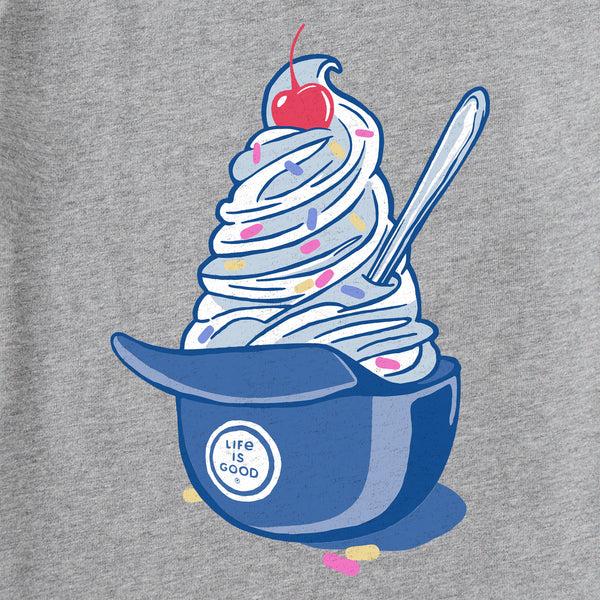 Life Is Good Kids Baseball Ice Cream Short Sleeve Crusher Tee