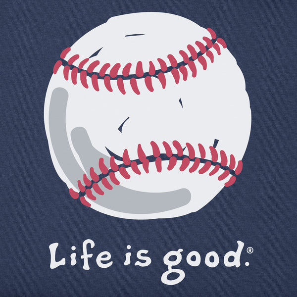 Life Is Good Kids Baseball Short Sleeve Crusher Tee