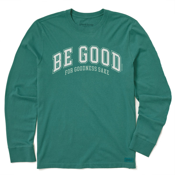 life is good Kids Be Good For Goodness Sake Long Sleeve Crusher Tee