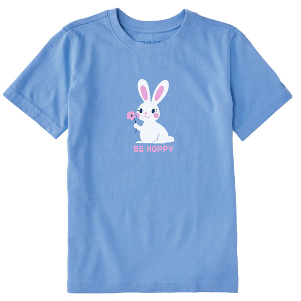 life is good Kids Be Hoppy Bunny Short Sleeve Crusher Tee