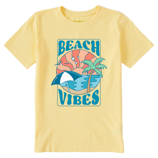 life is good Kids Beach Vibes Short Sleeve Crusher Tee