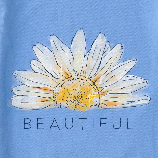 Life Is Good Kids Beautiful Daisy Short Sleeve Crusher Tee