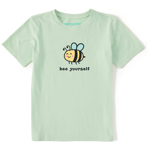 life is good Kids Bee Yourself Short Sleeve Crusher Tee