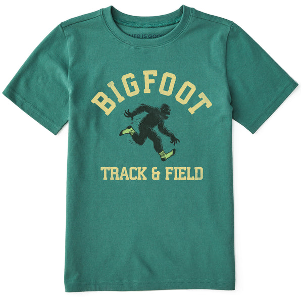 life is good Kids Big Foot Track u0026 Field Short Sleeve Crusher Tee