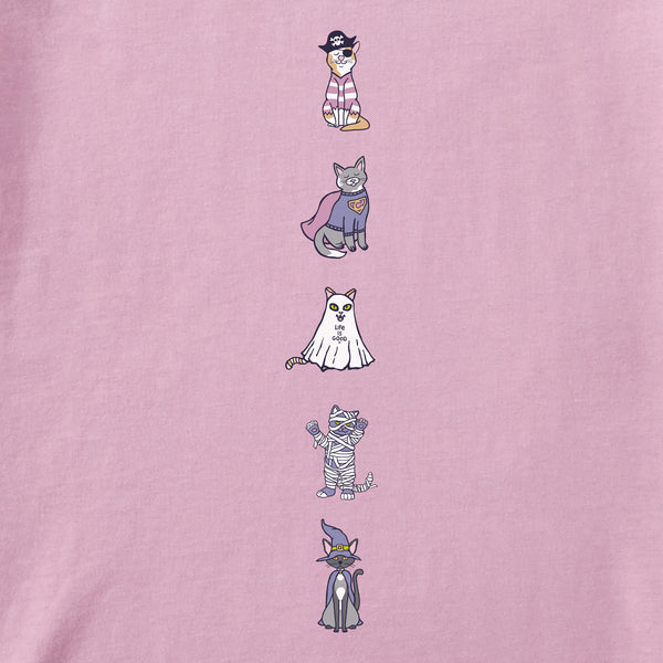 Life Is Good Kids Boo Crew Cats Long Sleeve Crusher Tee