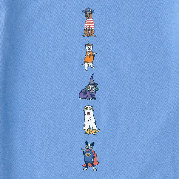 Life Is Good Kids Boo Crew Pups Long Sleeve Crusher Tee