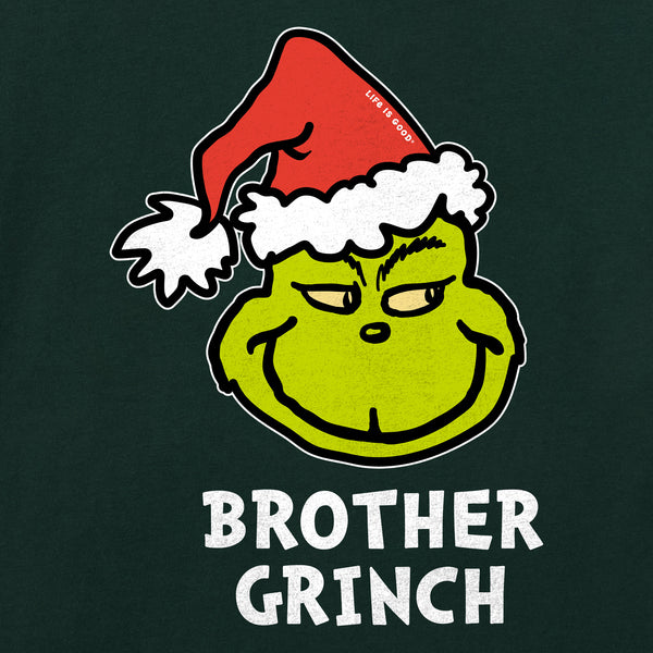 Life Is Good Kids Brother Grinch Long Sleeve Crusher Tee