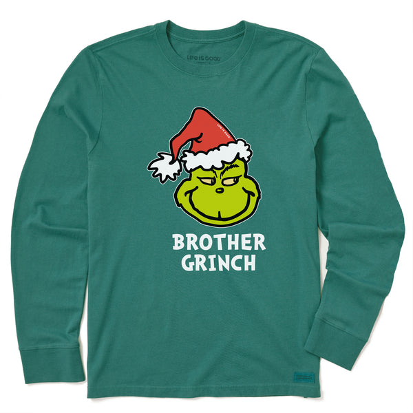 life is good Kids Brother Grinch Long Sleeve Crusher Tee